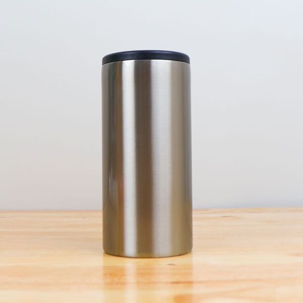 Sublimation Steel Silver Can Cooler Thumbnail