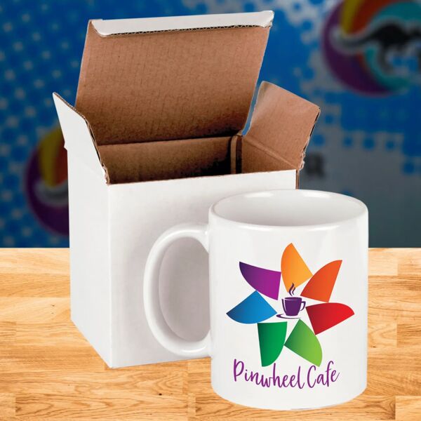 Blank White Sublimatable Ceramic Mug Thumbnail