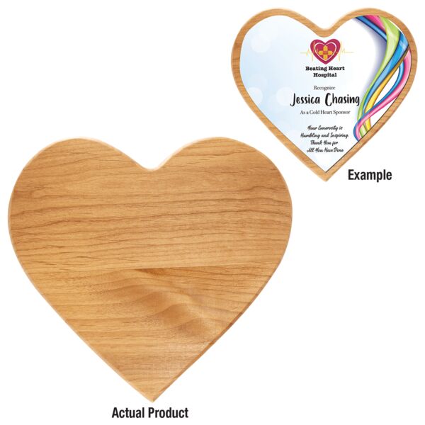 9 1/2" x 9 1/4" Heart Plaque Thumbnail
