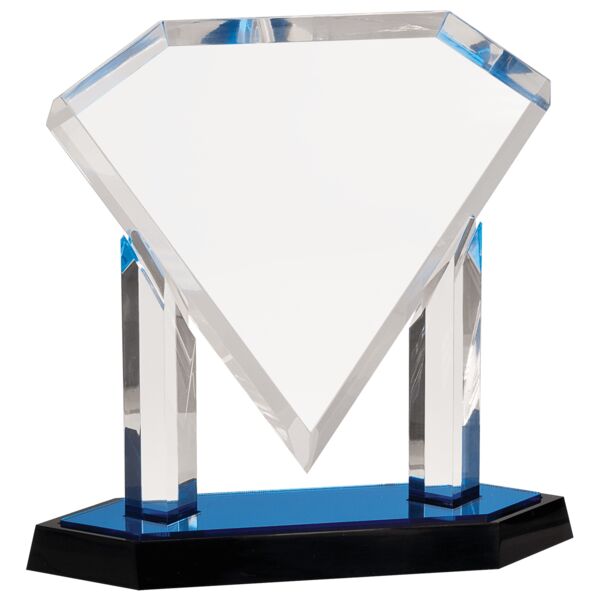 10 3/4" Floating Diamond Acrylic Thumbnail