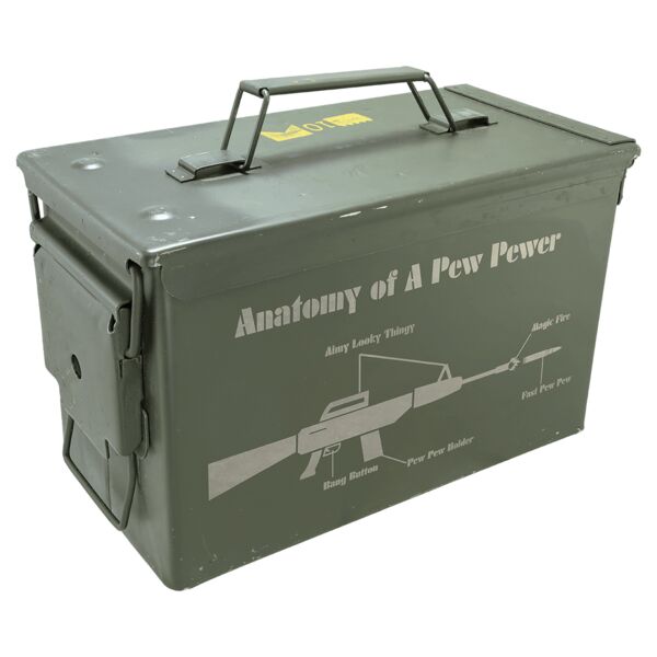 50 Caliber Army Surplus Steel Ammo Can Thumbnail