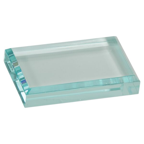4" x 2 1/2" Jade Acrylic Paperweight Thumbnail