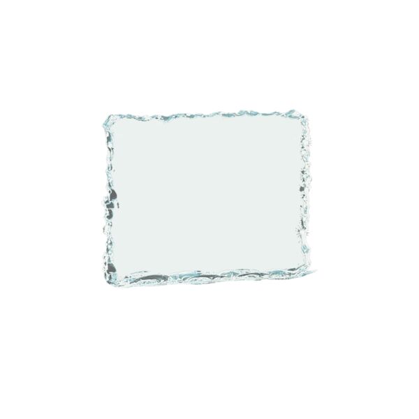 7 1/2" x 6 1/4" Crushed Ice Jade Acrylic Upright Only Thumbnail