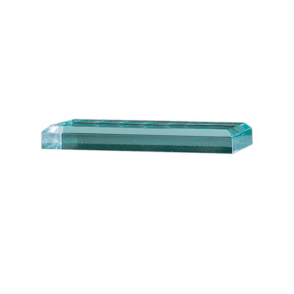 6" x 6 3/4" Octagon Series Jade Acrylic Award Base Only Thumbnail