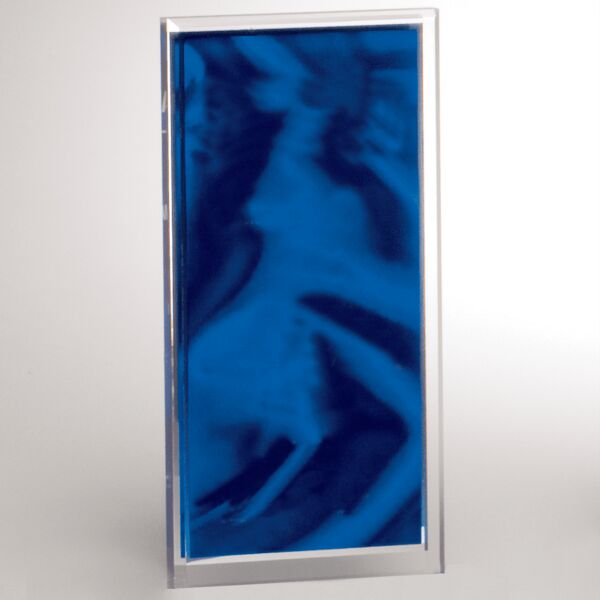 5" x 6 1/2" Draped Satin Patterned Acrylic-Upright Only Thumbnail
