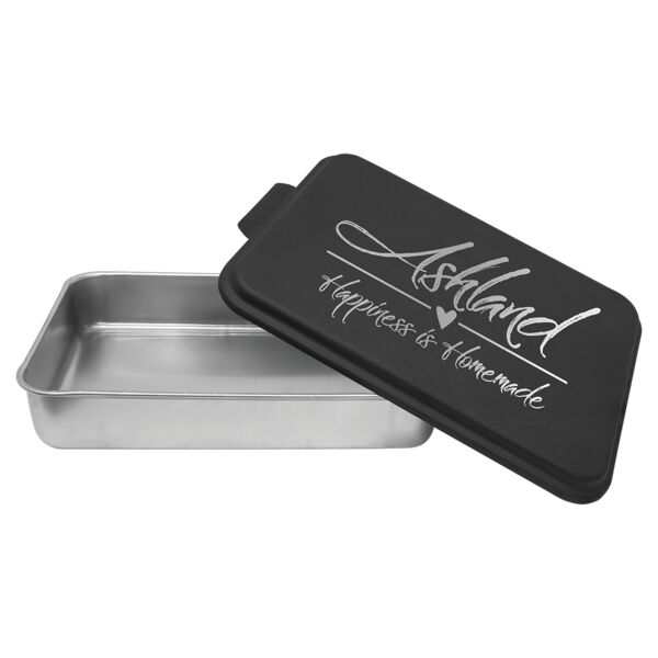 9" x 13" Aluminum Cake Pan with Lid Thumbnail