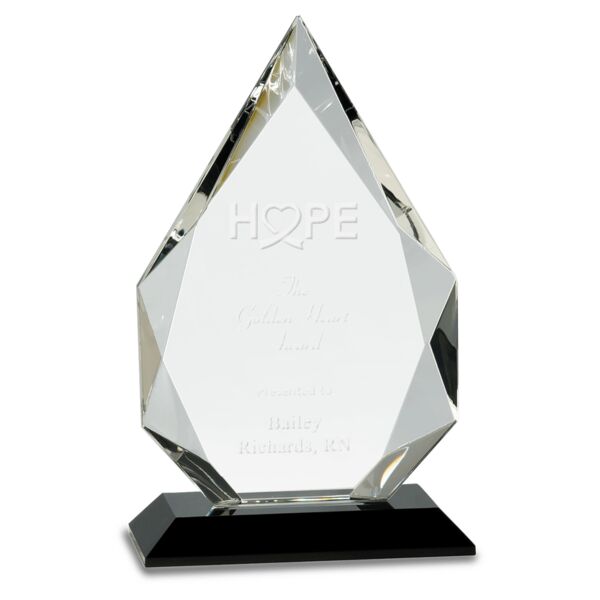 9" Diamond Crystal on Pedestal Base Thumbnail