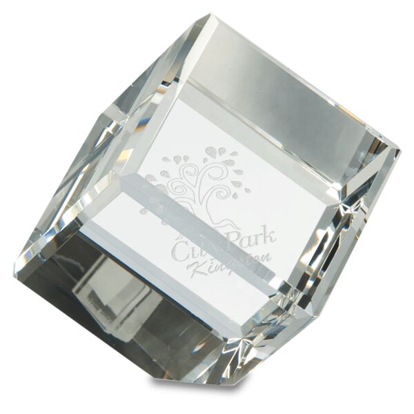 3" x 3" Crystal Cube Thumbnail