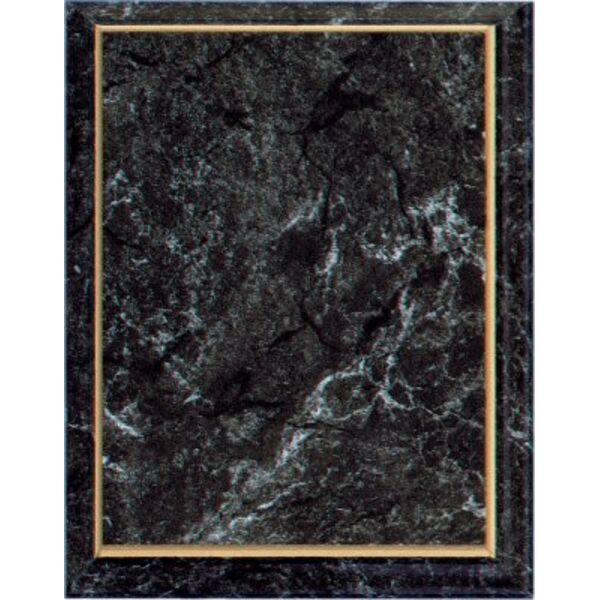 8" x 10" Improved Marble Finish Plaque with Cove Edge Thumbnail