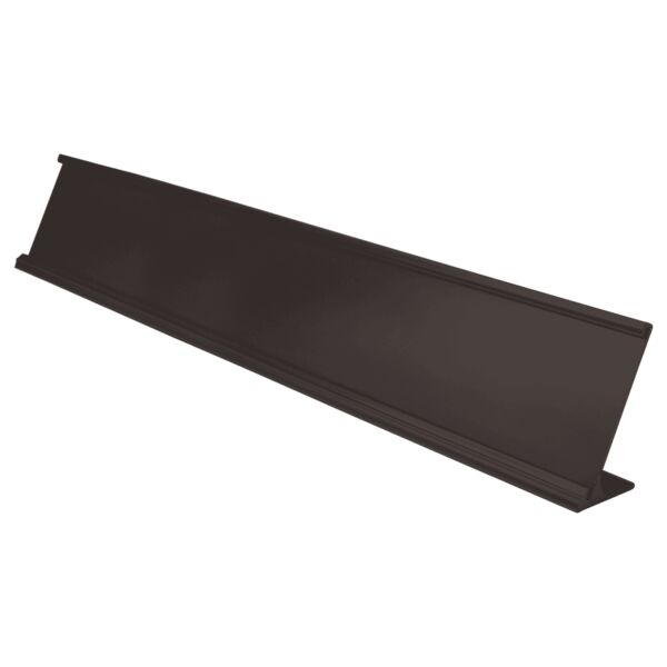 2" x 12", Kota Pro Aluminum Desk Holder, Fits 1/8" Thick Plastic Insert Thumbnail