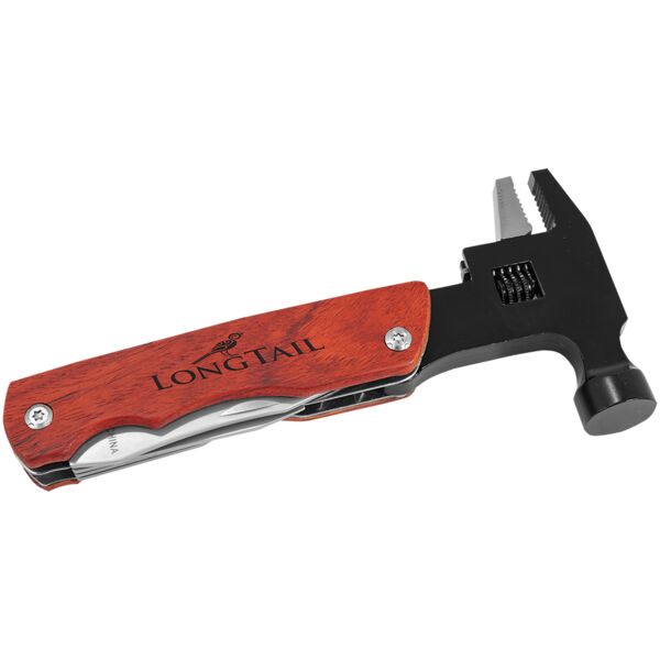6 3/4" Hammer Multi-Tool with Wood Handle/Pouch Thumbnail