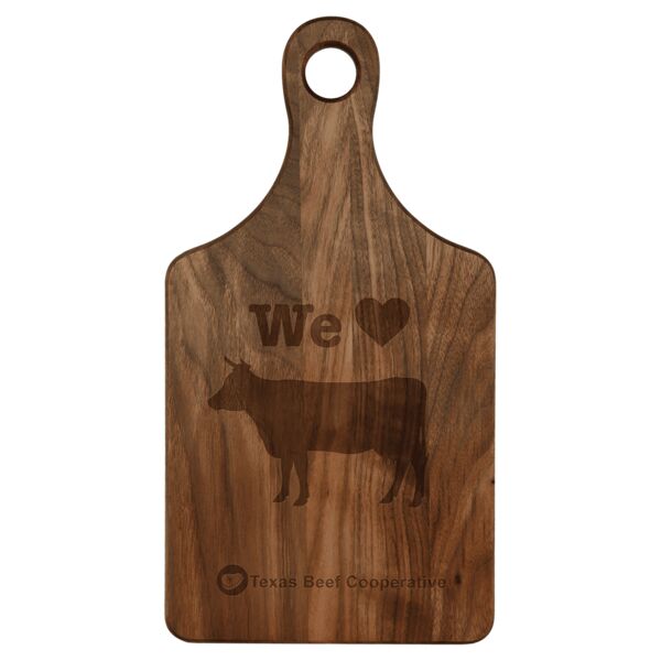 13 1/2" x 7" Paddle Shape Cutting Board Thumbnail