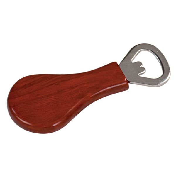 1 1/4" x 4" Finish Magnetic Pear-Shaped Bottle Opener Thumbnail