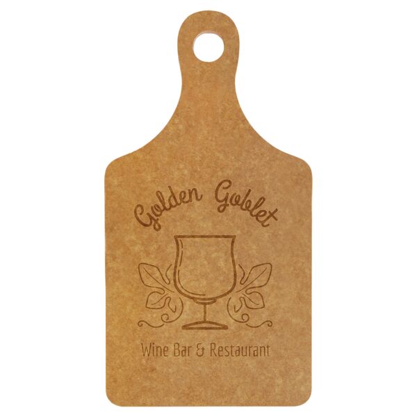 13 1/2" x 7" Eco Paddle Shaped Cutting Board Thumbnail