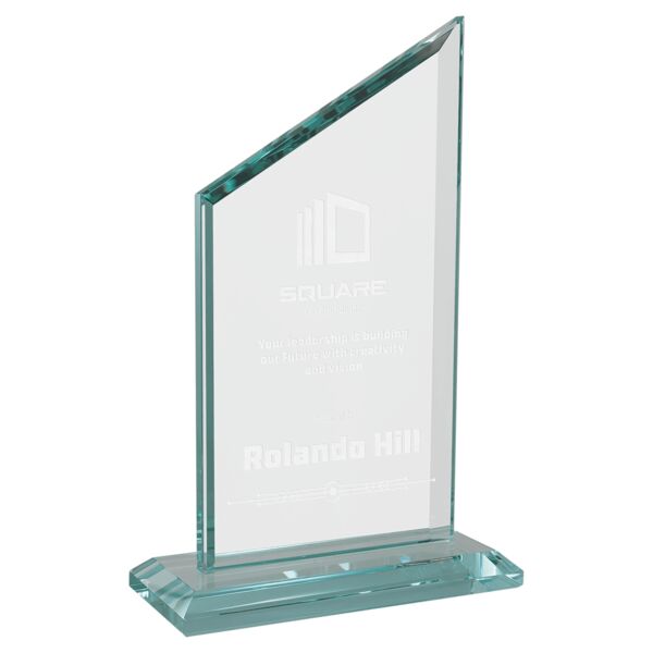 4 3/4 x 7 1/2" Zenith Series Glass Award Thumbnail