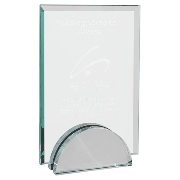 7" x 9 1/4" Apex Series Glass Award Thumbnail