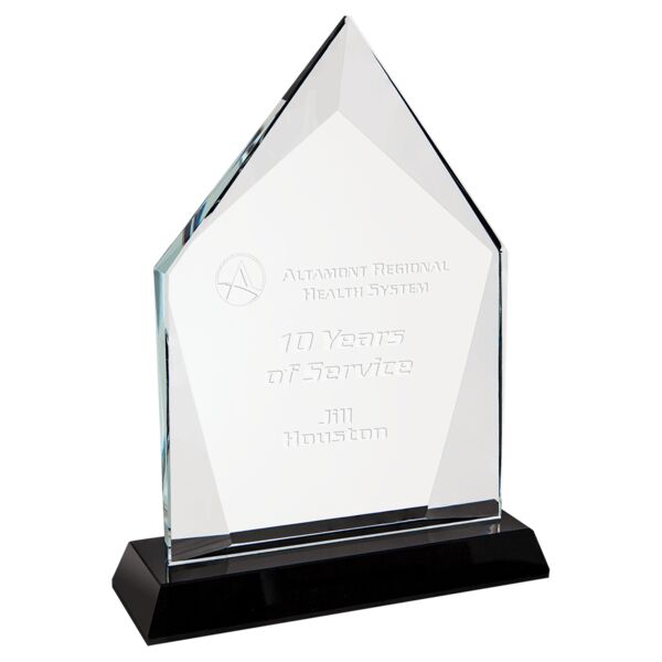 7 3/4" Diamond Halo Glass with Base Thumbnail