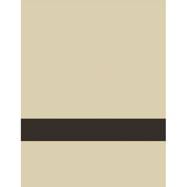 24" x 49" x 1/16" Beige/Chocolate Brown Matte Duets Laser XT Plastic Thumbnail