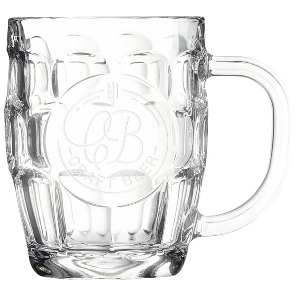 Polar Camel 20 oz. Beer Mug with Handle & Round Engraving Area Thumbnail