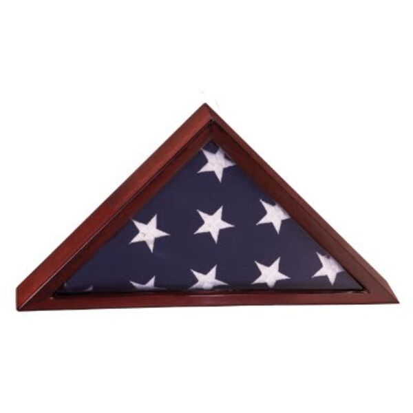 16 1/4" x 8 1/4" Piano Finish Flag Display Case Thumbnail