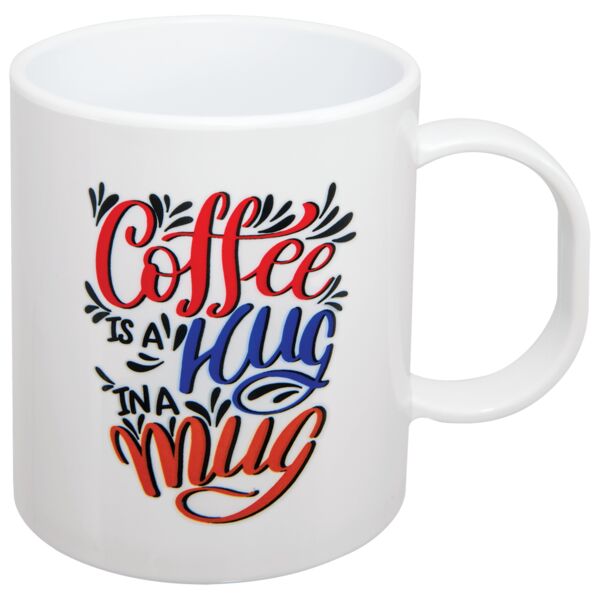 11 oz. Gloss Sublimatable Plastic Poly Mug Thumbnail