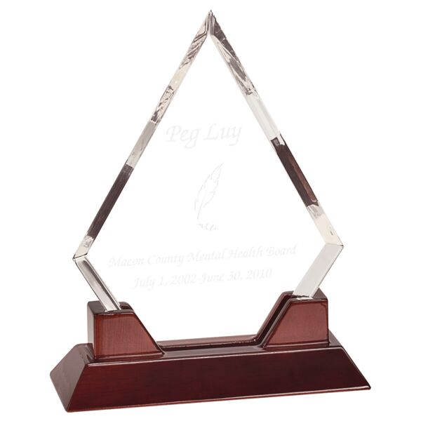 9 1/2" Diamond Prestige Acrylic with Piano Finish Base Thumbnail