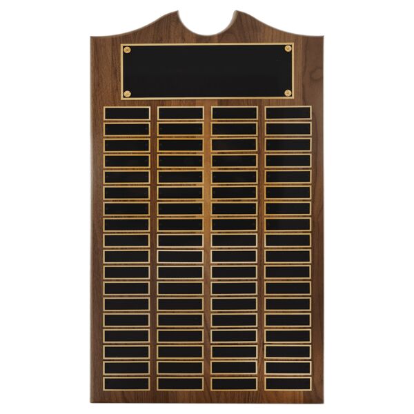 14" x 25" American Roster Plaque w/ 72 Plates Thumbnail