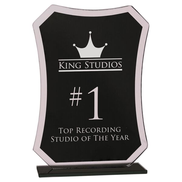 7 1/4" Rectangle Reflection Glass Award Thumbnail