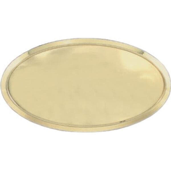 3" x 1 1/2" Oval Plastic Badge Frame Thumbnail