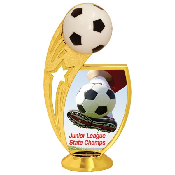 6" Soccer Sublimatable Insert Holder Figure Thumbnail