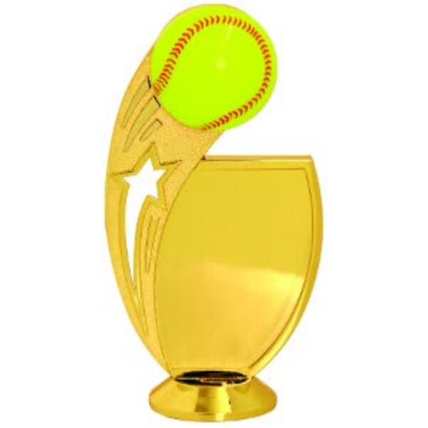 6" Softball Sublimatable Insert Holder Figure Thumbnail