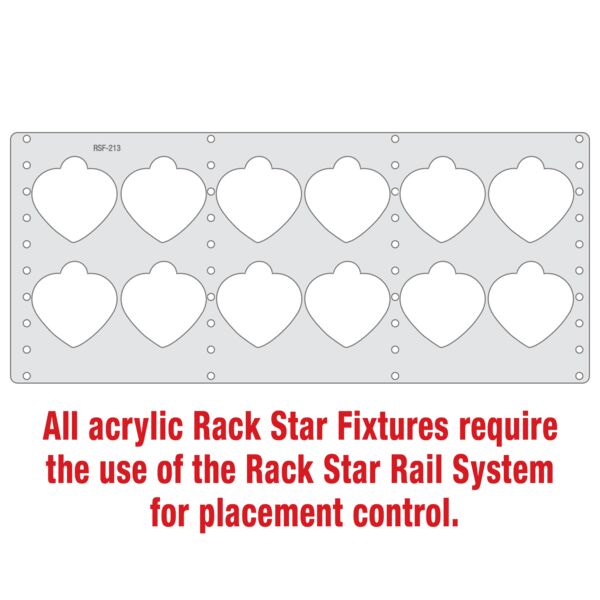 Rack Star Fixture for the CGS104 3" Heart Ornament Thumbnail
