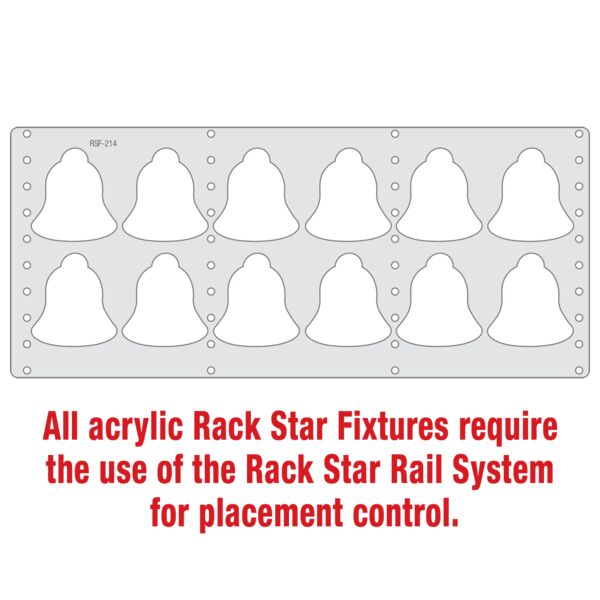 Rack Star Fixture for CGS105 3" Bell Ornament Thumbnail