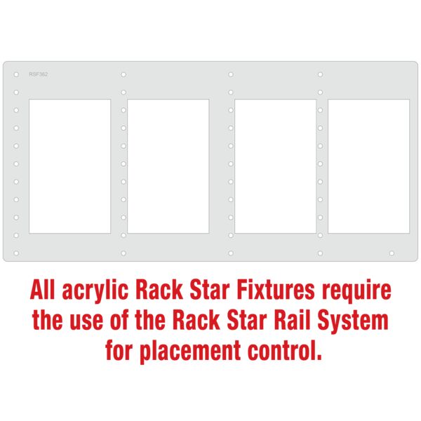 DC351S Decanter Only Rack Star Fixture-Holds 4 Thumbnail