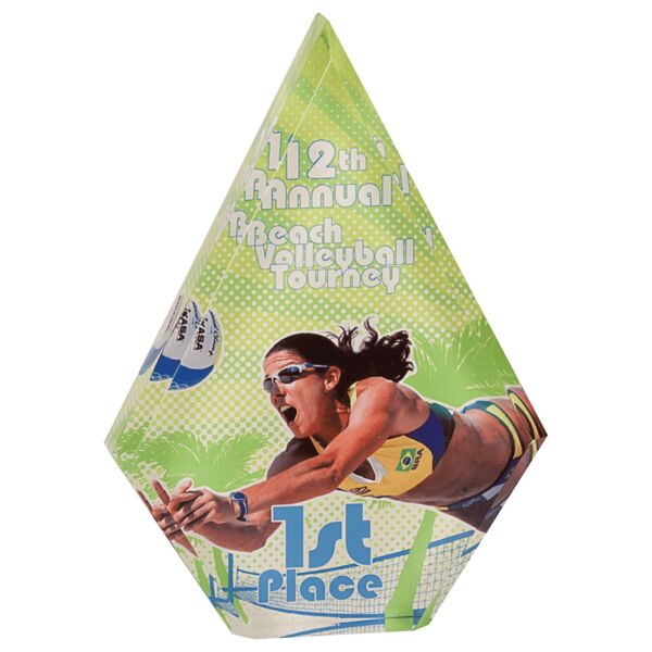 5 3/4" x 8" Diamond Sublicrylic Thumbnail