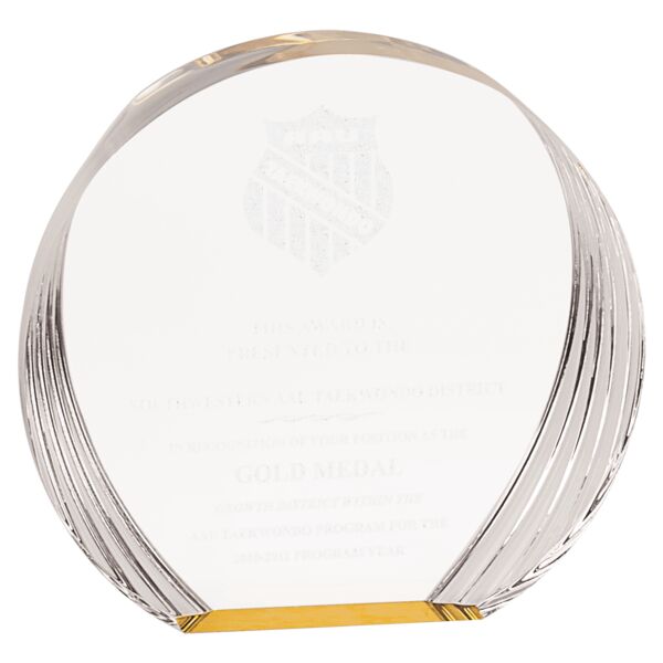 5 3/8" x 5" Round Acrylic Thumbnail