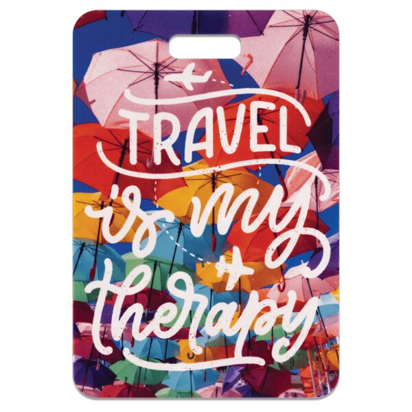2 3/4" x 4" Sublimatable Luggage Tag Thumbnail