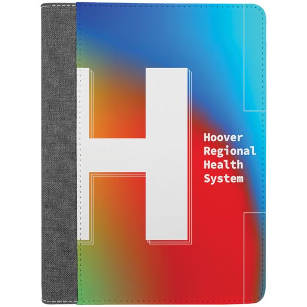 7" x 9" Subli-Tru Portfolio Full Front Sublimation with Note Pad Thumbnail