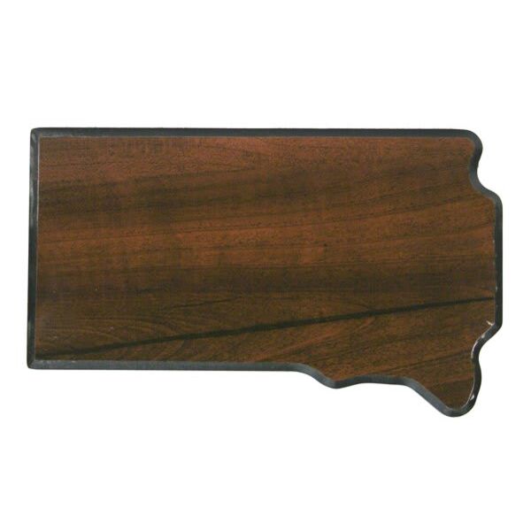 8" x 12" Finish Edge South Dakota State Plaque Thumbnail