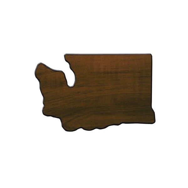 6 1/2" x 10" Finish Edge Washington State Plaque Thumbnail