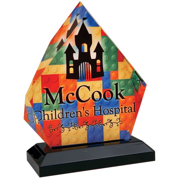 5 1/4" x 6 3/4" Sublimatable Diamond Impress Acrylic Thumbnail