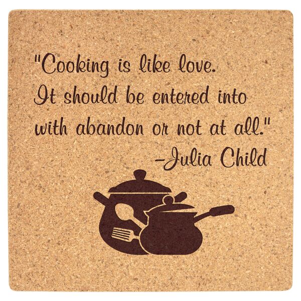 7 3/4" x 7 3/4" Square Cork Trivet Thumbnail