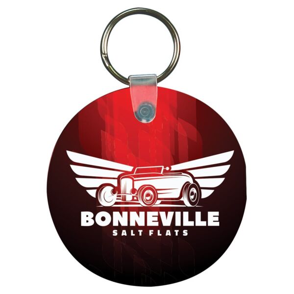 2.5" Unisub Gloss FRP Sublimatable Round 2-Sided Keychain Thumbnail