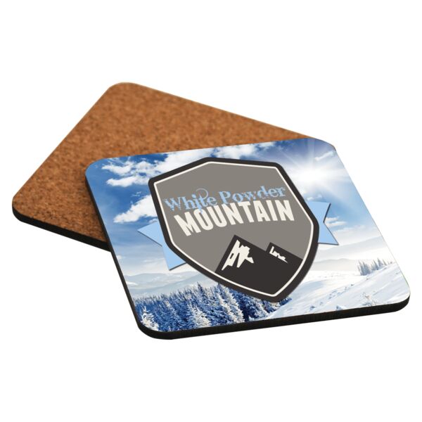 3.75" x 3.75" Gloss Unisub MDF Square Coaster with Cork Back Thumbnail