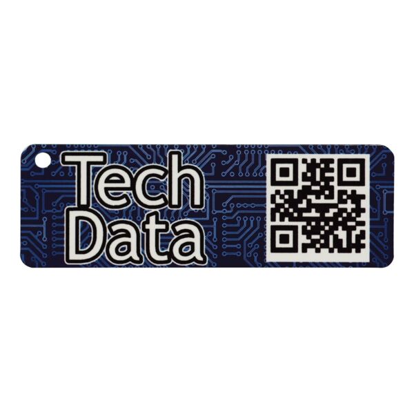 1" x 3" Sublimatable UVSub Aluminum Rectangle Keychain Thumbnail