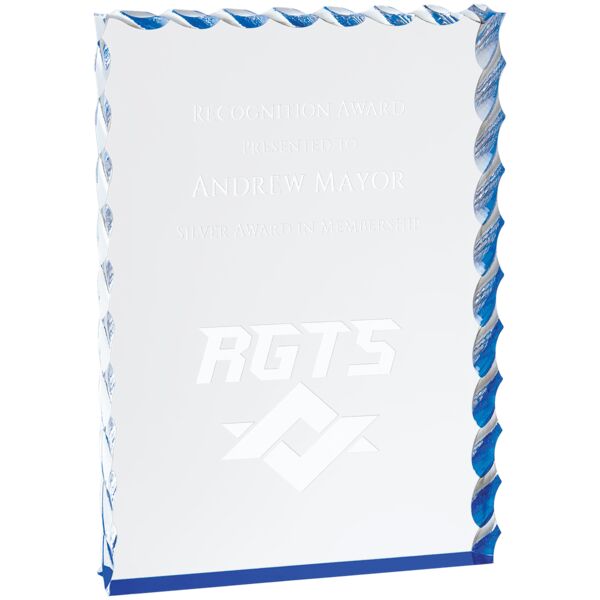 6" x 8" Wave Edge Acrylic Thumbnail