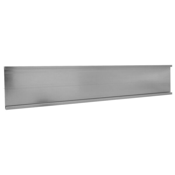 1 1/2" x 6", Satin , Kota Pro Aluminum Wall Bracket without Mounting Holes, Fits 1/16" Thick Plastic Insert Thumbnail