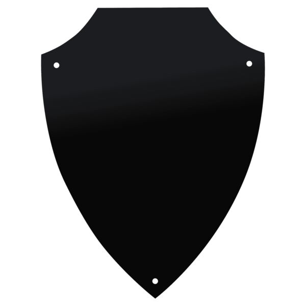 4 1/4" x 5 5/8" Laserable Brass Shield Plate Thumbnail