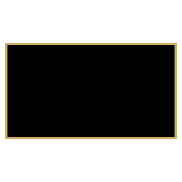 2" x 3 1/2" Laserable Brass Plaque Plate with Border Thumbnail