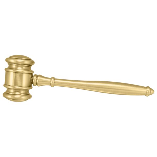 10" Metal Gavel with Stud Back Thumbnail